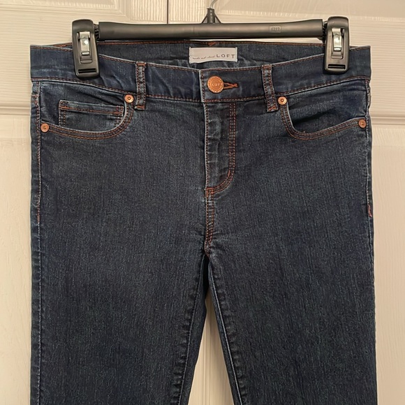 LOFT Modern Skinny Jeans Denim Blue Jeans - Picture 2 of 12